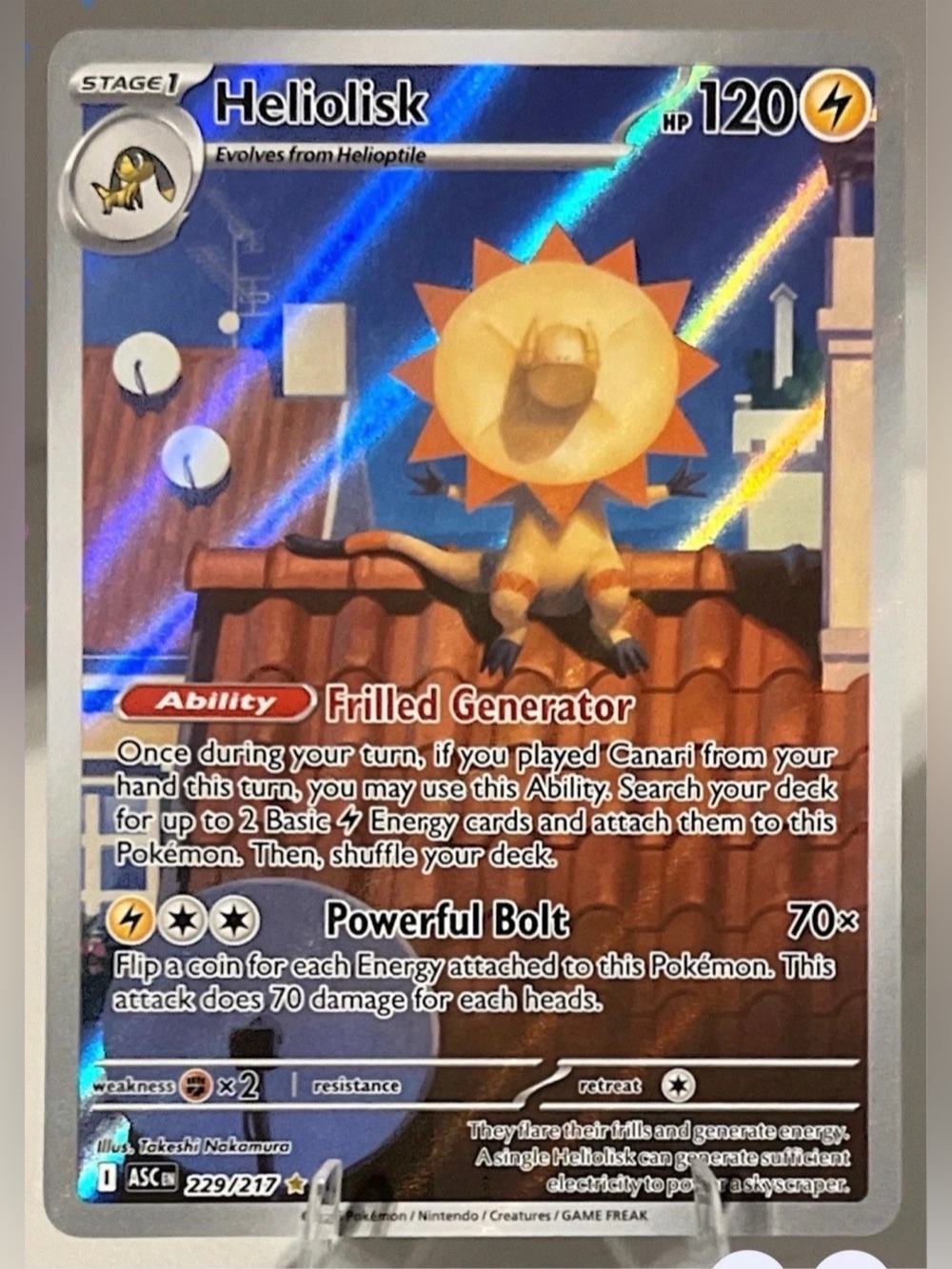 Pokémon TCG: Ascended Heroes - Heliolisk 229/217 NM